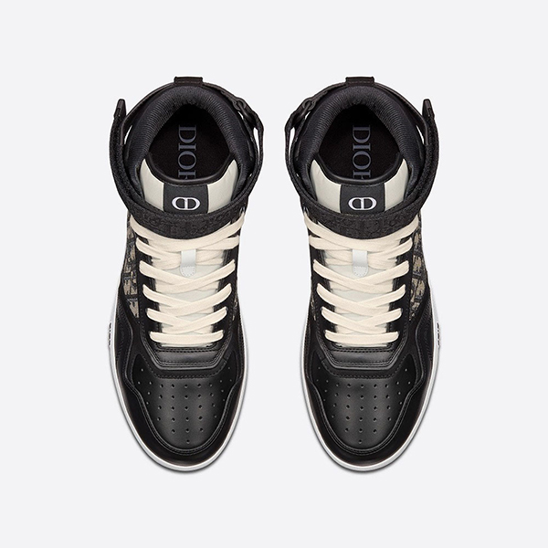 ディオール オブリーク B27 偽物 ミッドトップ スニーカー3SH132ZIR_H965