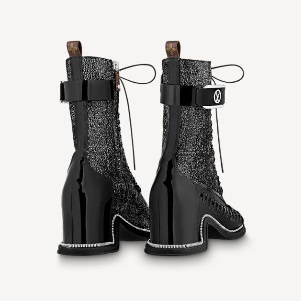 22SS新作☆ルイヴィトン ムーンライトライン ブーツ 偽物 ゴートレザー 1AA0HK