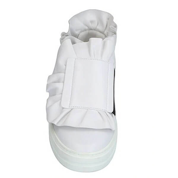 ロジェ・ヴィヴィエ ロジェ ヴィヴィエ コピー フリルスニーカー コピー 白 黒 21030928