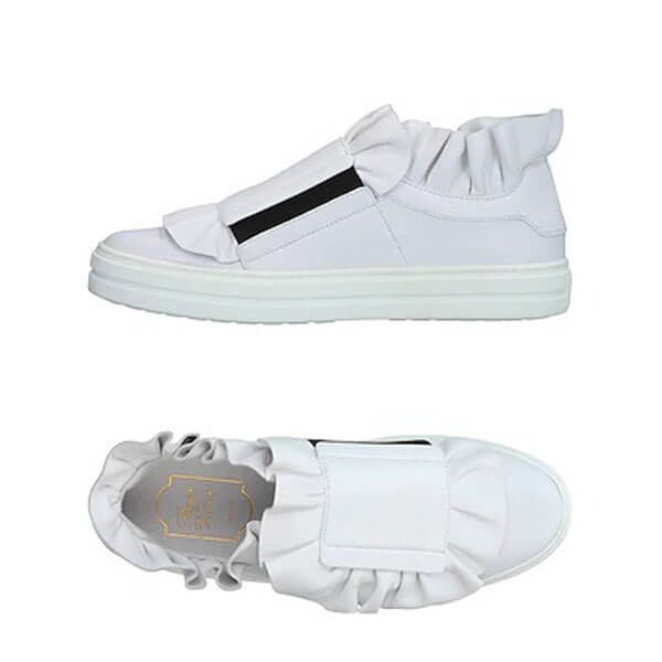 ロジェ・ヴィヴィエ ロジェ ヴィヴィエ コピー フリルスニーカー コピー 白 黒 21030928