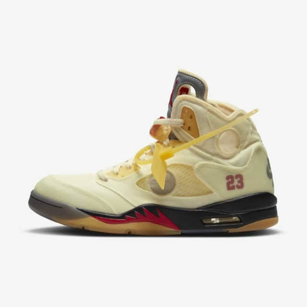 ナイキ × Off-White / Air Jordan5 Sail エアジョーダン5 セイル