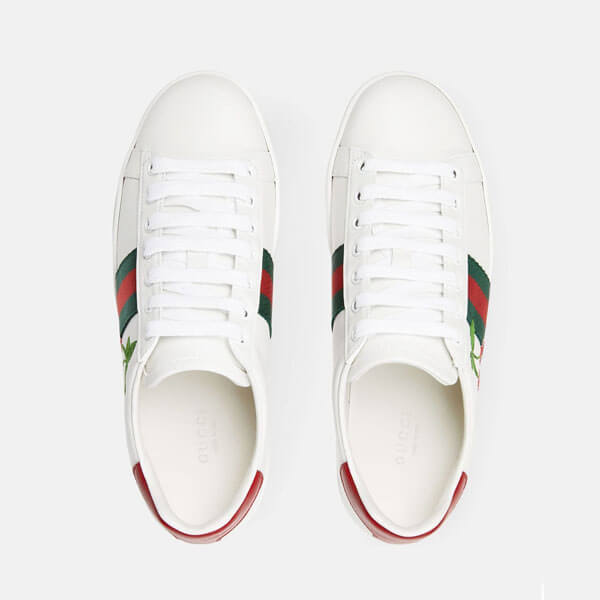 グッチ エース　チェリー付き ウィメンズ スニーカー 653135 1XG60
