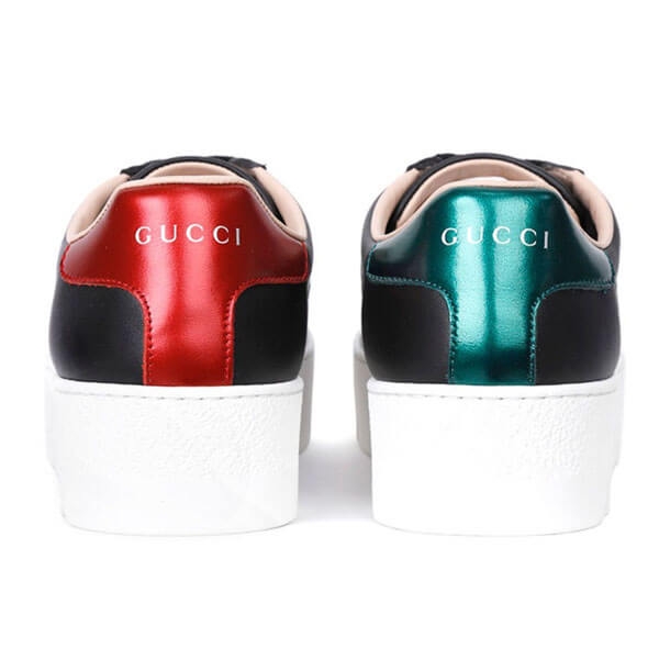 ★グッチ★Ace embroidered platform sneaker★