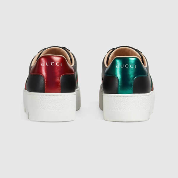 ★グッチ★Ace embroidered platform sneaker★