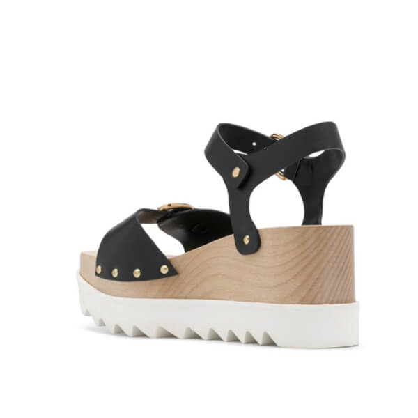 21SS◆Stella McCartney◆Elyse プラットフォームサンダル Cuoio 800317W1DX