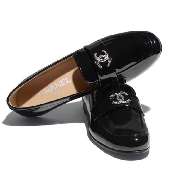 シャネル新作 パテントローファー G36343 X54206 94305