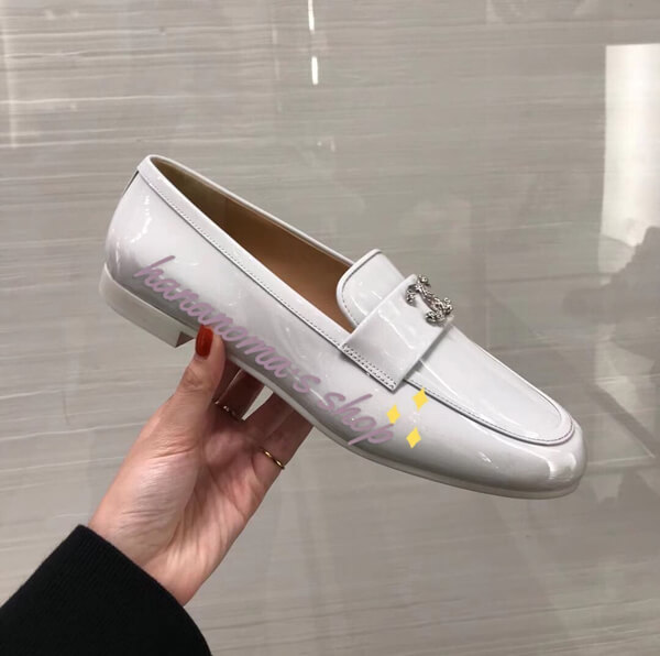 シャネル新作 パテントローファー G36343 X54206 94305