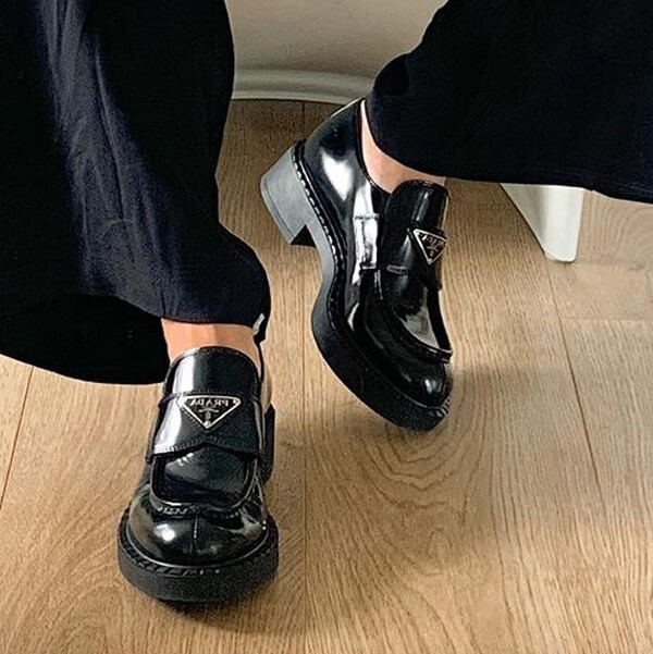 新作!プラダ☆ブラッシュドレザーローファー 1D246M_B4L_F0009_F_050