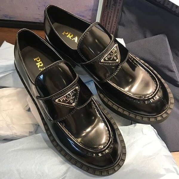新作!プラダ☆ブラッシュドレザーローファー 1D246M_B4L_F0009_F_050