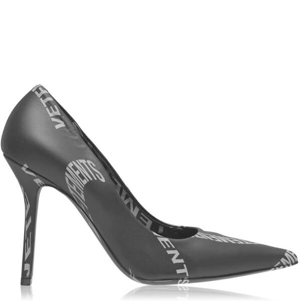 残少 VETEMENTS ヴェトモン ロゴピンヒール コピー 105 LD94