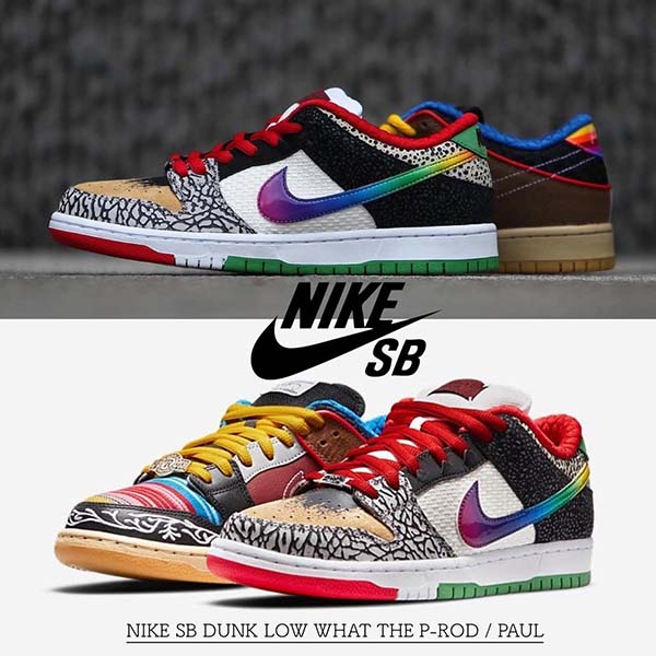 大人気*ナイキ ダンクコピーSB Dunk Low What The P-Rod*CZ2239-600