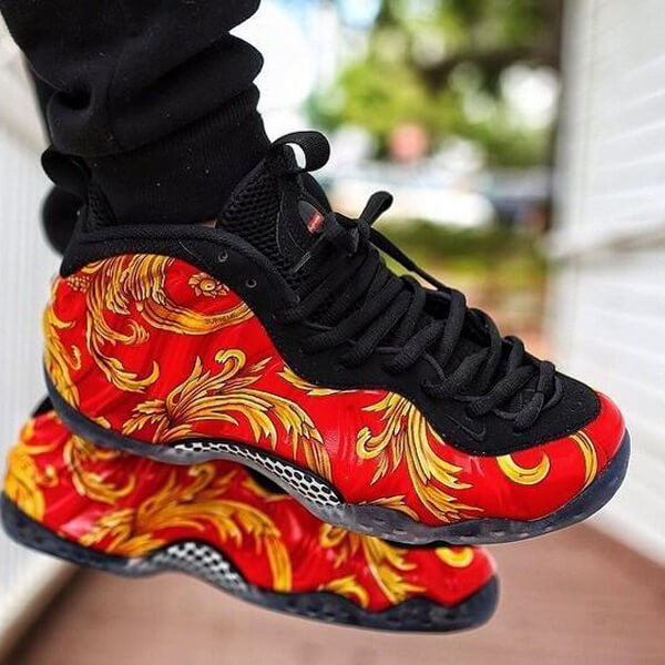 人気話題！フォームポジット 偽物 ナイキ Air Foamposite One SP Supreme Red SS 14 2014 652792600