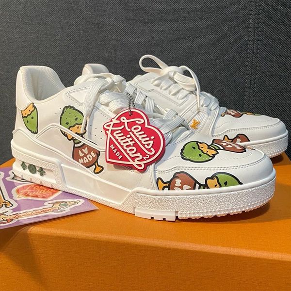 超可愛★ルイヴィトン LVトレイナーライン 偽物 スニーカー 1A9JC1