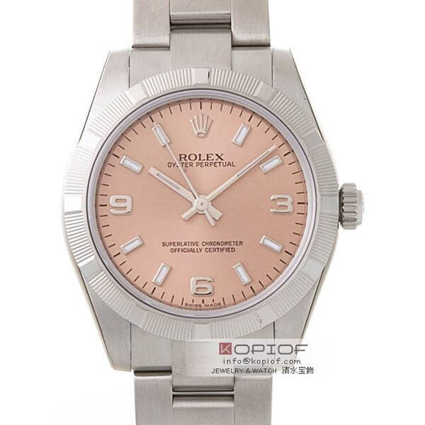 ロレックス パーペチュアル スーパーコピーボーイズ 177210 ピンク369ホワイトバー