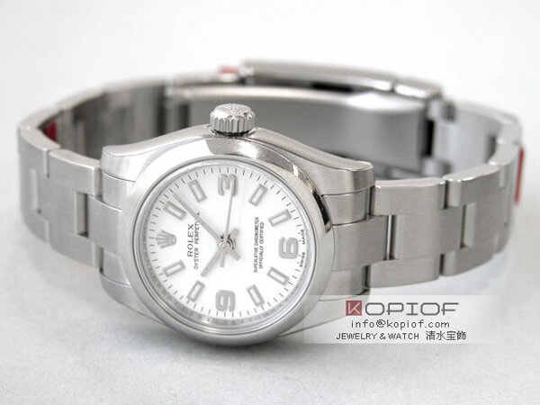 ロレックス パーペチュアル スーパーコピーレディース 176200 ホワイト369ホワイトバー