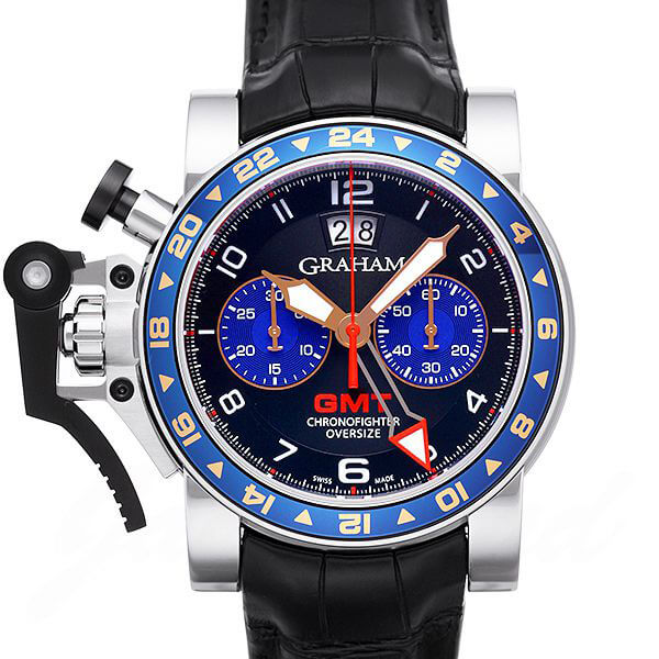 グラハム スーパーコピー GRAHAM クロノファイター オーバーサイズ GMT 2OVGS.B26A