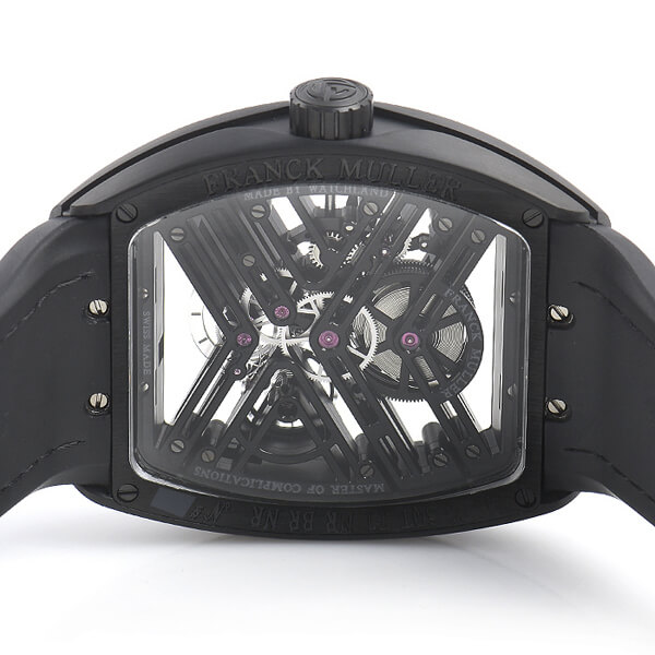 フランクミュラー スーパーコピー ヴァンガード 7デイズ パワーリザーブ スケルトン V45S6SQTTTNRBR