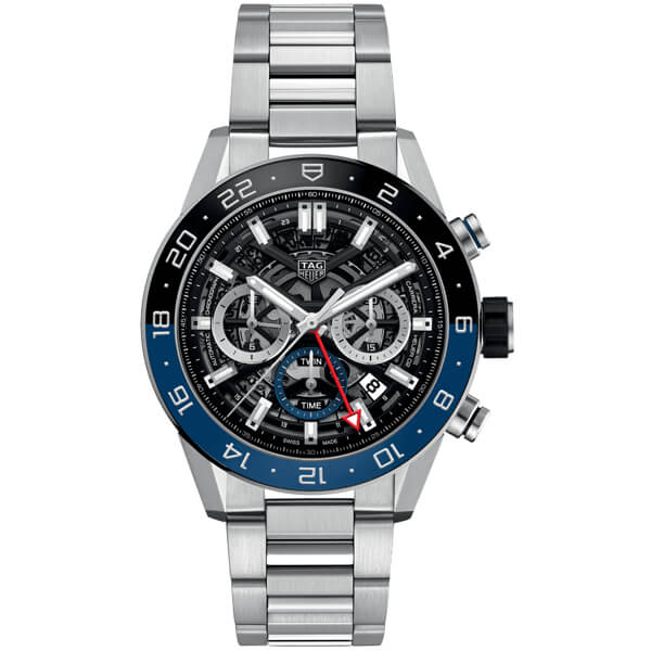 タグホイヤー カレラ キャリバーホイヤー02 クロノグラフGMT CBG2A1Z.BA0658