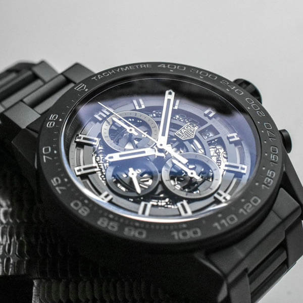 タグ ホイヤー カレラ スーパーコピー カレラ キャリバーホイヤー01 ブラックセラミック CAR2A91.BH0742