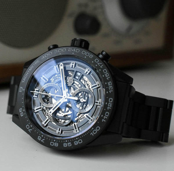 タグ ホイヤー カレラ スーパーコピー カレラ キャリバーホイヤー01 ブラックセラミック CAR2A91.BH0742