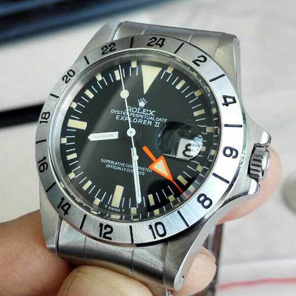 ロレックスコピー エクスプローラーII 自動巻き 新品メンズ ブラック1655