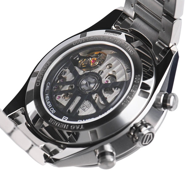 タグホイヤー コピーカレラ キャリバーホイヤー02 スポーツクロノグラフ 44mm CBN2A10.BA0643