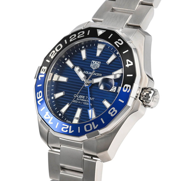 タグホイヤー偽物 アクアレーサーキャリバー7GMT WAY201T.BA0927