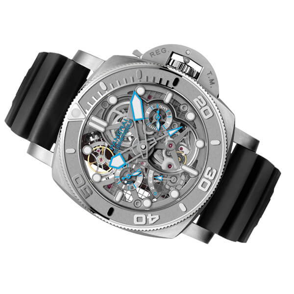  パネライコピー 2020新作 ルミノール サブマーシブル エコパンギーヤ トゥールビヨン GMT マイクホーン エディション PAM01108