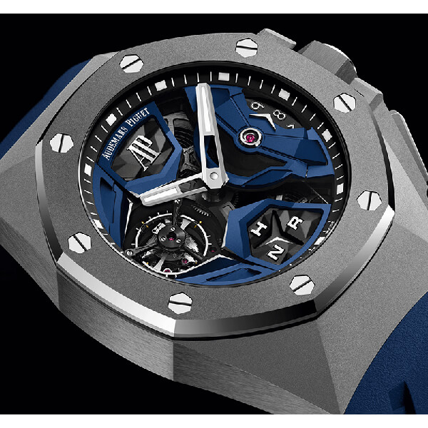 オーデマ ピゲ偽物 ロイヤル オーク26589IO.OO.D030CA.01 コンセプト フライング トゥールビヨン GMT