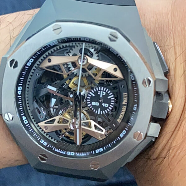 オーデマ ピゲコピー 26612TI.OO.D002CA.01 ロイヤル オーク コンセプト トゥールビヨン クロノグラフ オープンワーク