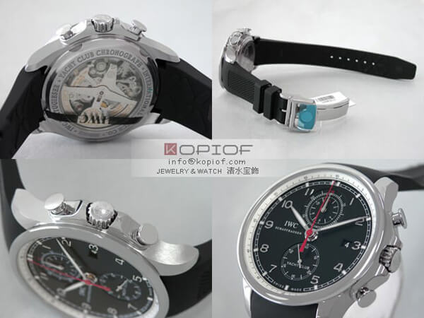 IWC ポルトギーゼ スーパーコピーIW390210 ヨットクラブ クロノグラフ ラバー 新型 ブラック