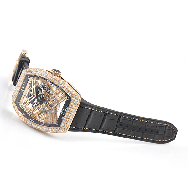 フランクミュラー スーパーコピー ヴァンガード 7デイズ パワーリザーブ スケルトン V45S6SQTD5NNR