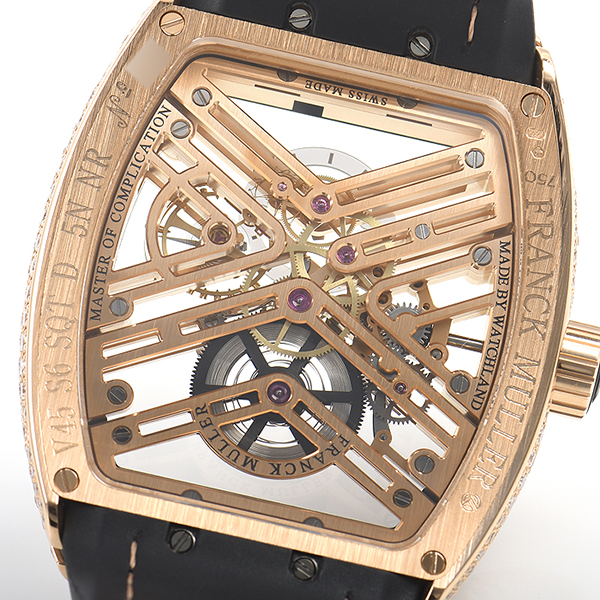 フランクミュラー スーパーコピー ヴァンガード 7デイズ パワーリザーブ スケルトン V45S6SQTD5NNR