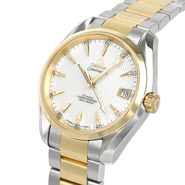 オメガ 偽物 シーマスター コーアクシャル アクアテラ クロノメーター 231.20.39.21.55.002