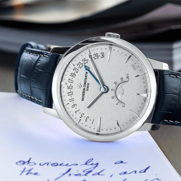 2020新作 ヴァシュロンコンスタンタン　パトリモニームーンフェイズレトログラードデイト コレクションエクセレンスプラチナ 偽物 4010U/000P-B545