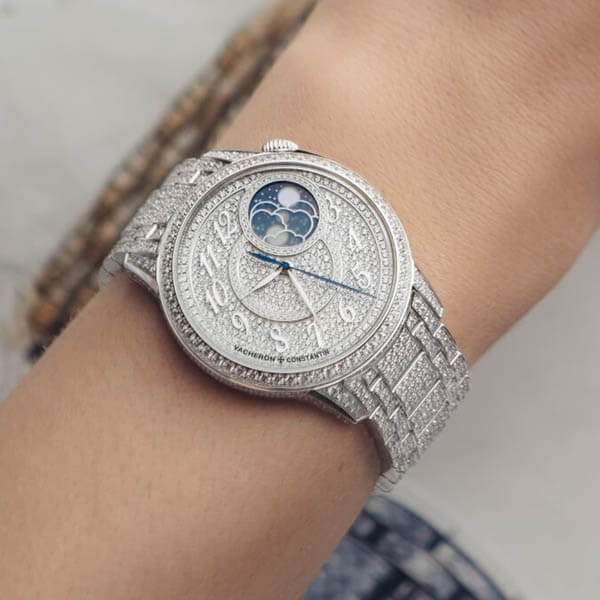 2020年 ヴァシュロンコンスタンタン新作　エジェリームーンフェイズジュエリー 偽物 8016F/126G-B499