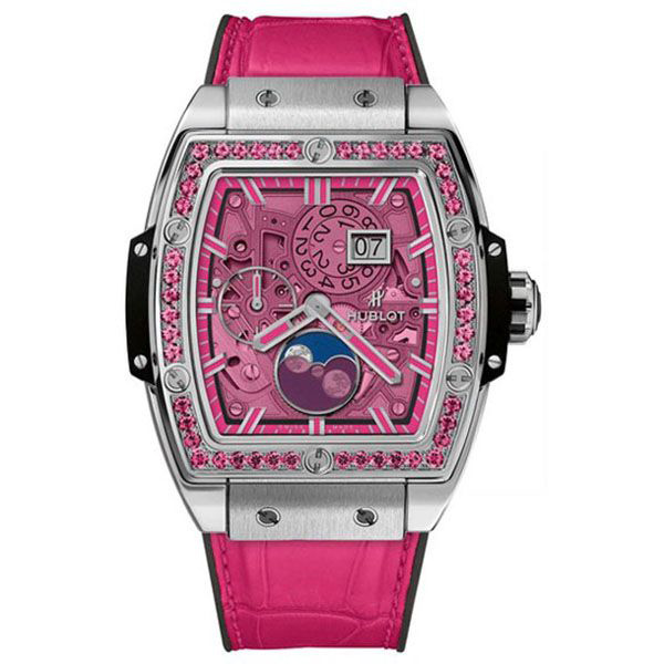 ウブロ スーパーコピー スピリット オブ ビッグバン ムーンフェイズ チタニウム ピンク 647.NX.7371.LR.1233