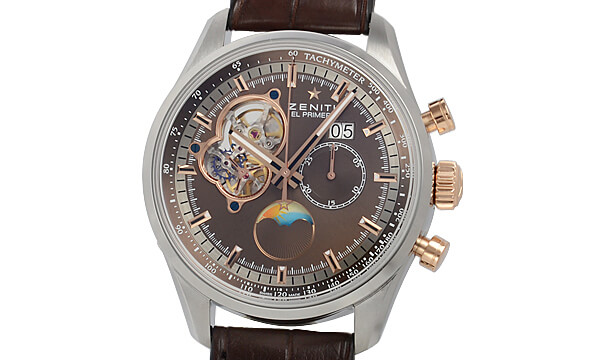 ゼニス エルプリメロ スーパーコピークロノマスターオープン ムーン&サンフェイズ 51.2161.4047/75.C713