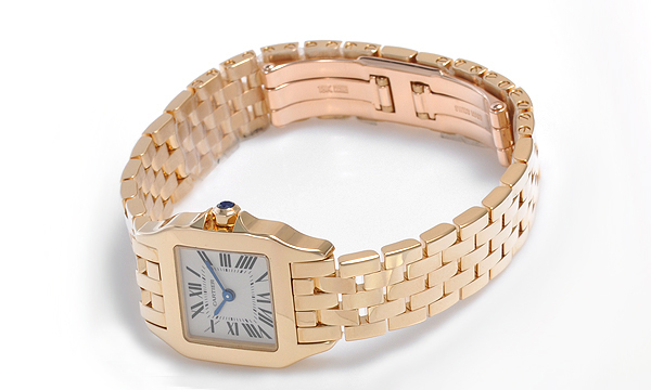 カルティエ サントスドゥモワゼル スーパーコピーW25063X9 YG SM ホワイト