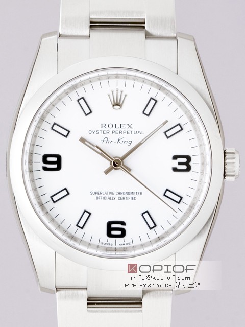 ロレックス エアーキング スーパーコピー114200 ホワイト369アラビア