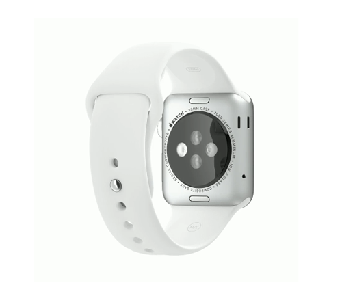 Apple Watch スーパーコピー38/42mmシルバーアルミニウムケースとホワイトスポーツバンド