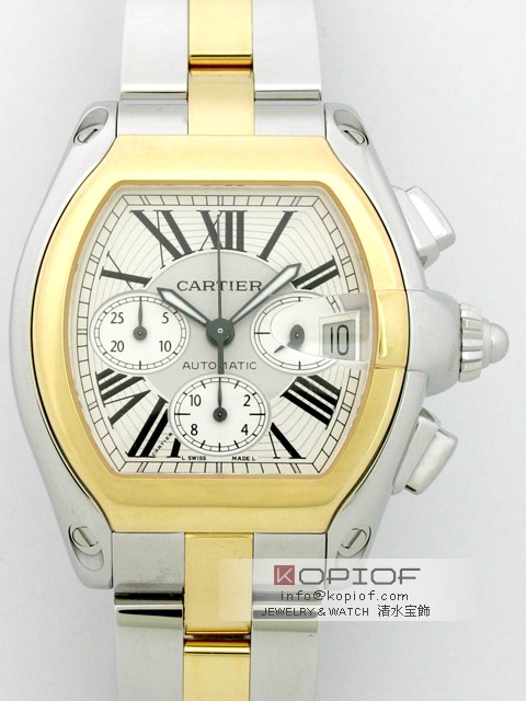 カルティエ ロードスター カルティエコピーW620271 ＳＧ クロノグラフ シルバー