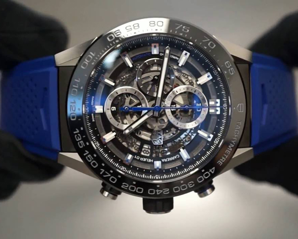 タグホイヤー カレラ スーパーコピーキャリバーホイヤー01 ブルータッチエディション CAR2A1T.FT6044