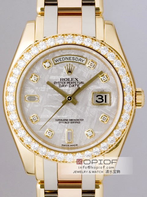 ロレックス デイデイト スーパーコピー18948A トリドール メテオライト