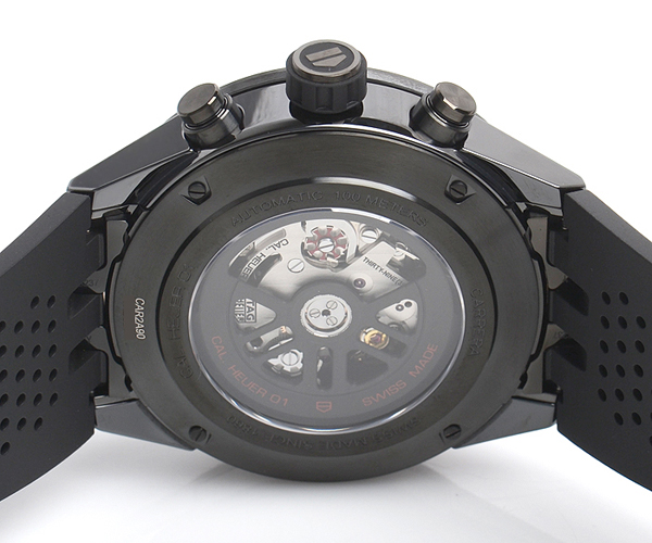 タグホイヤー カレラ スーパーコピーキャリバーホイヤー01 ブラックセラミック CAR2A90.FT6071