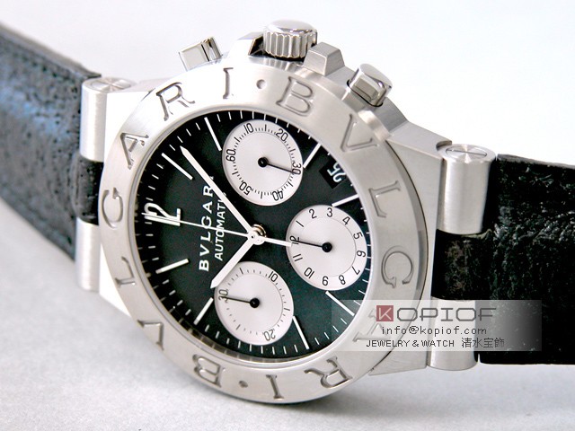 ブルガリ ディアゴノ スーパーコピーCH35BSLD AUTO スポーツ　クロノグラフ ブラック