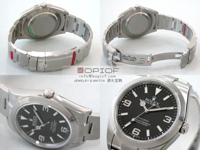 ロレックス エクスプローラー スーパーコピーオイスター パーペチュアル 新型 214270 ブラック