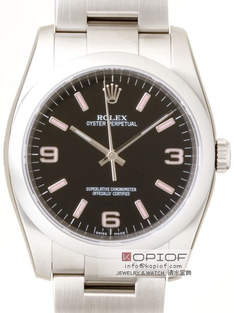 ロレックス パーペチュアル スーパーコピー116000 ブラック３６９ピンクアラビア