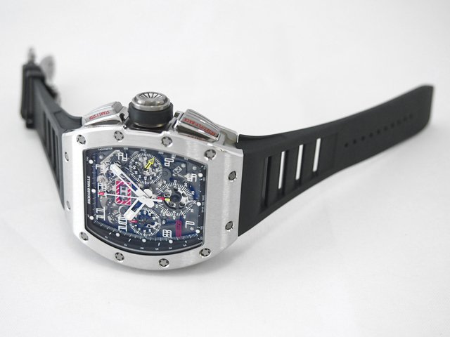 フライバック クロノグラフ RM011 WG/TI/ラバー スケルトン