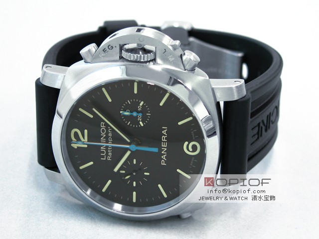 パネライ ルミノール スーパーコピー1950ラトラパンテ PAM00362 44mm シースルーバック ブラック